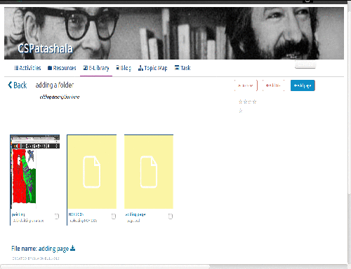 how to add an activity/ a page